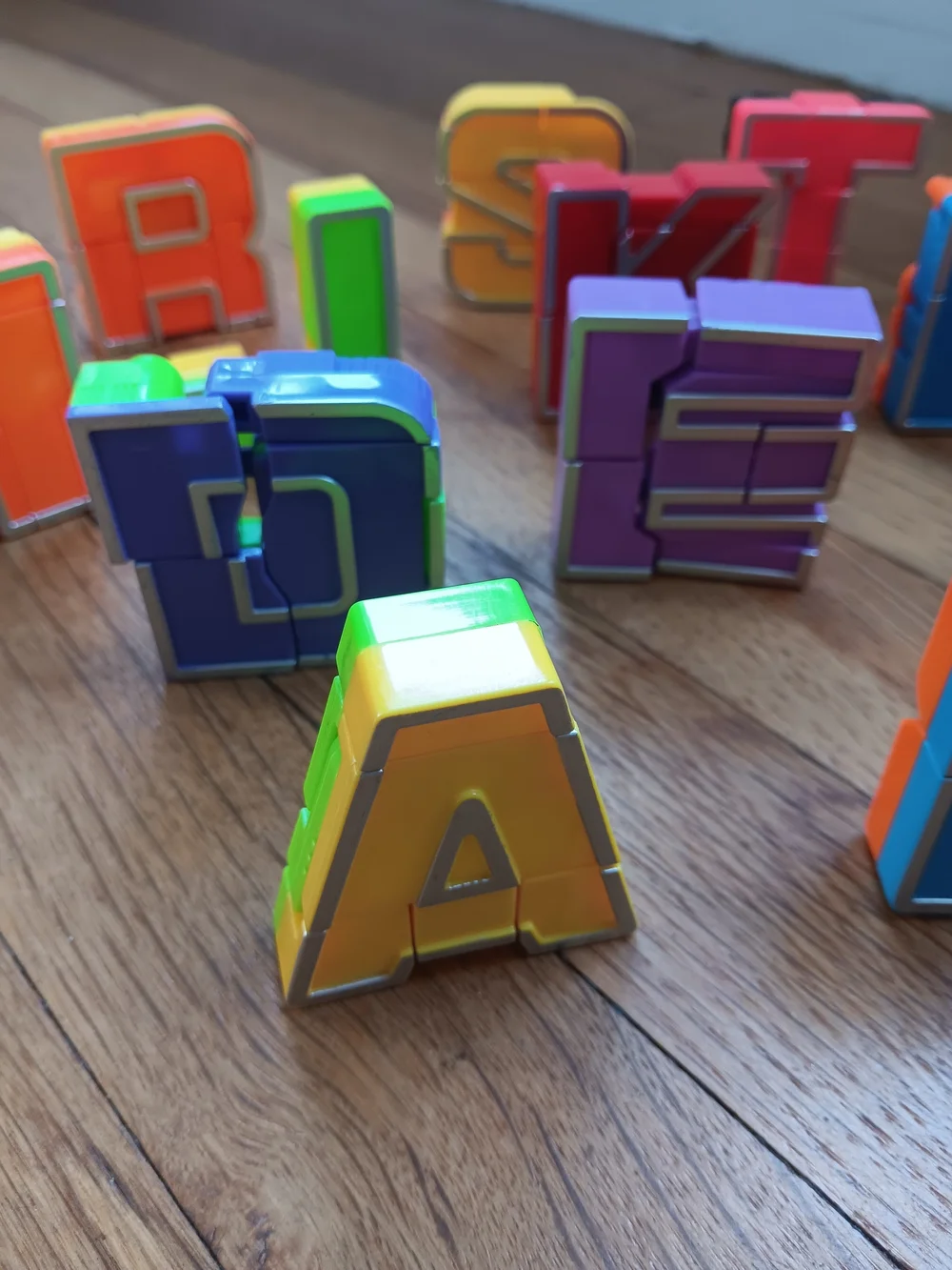 Colorful Alphabet Robot Set